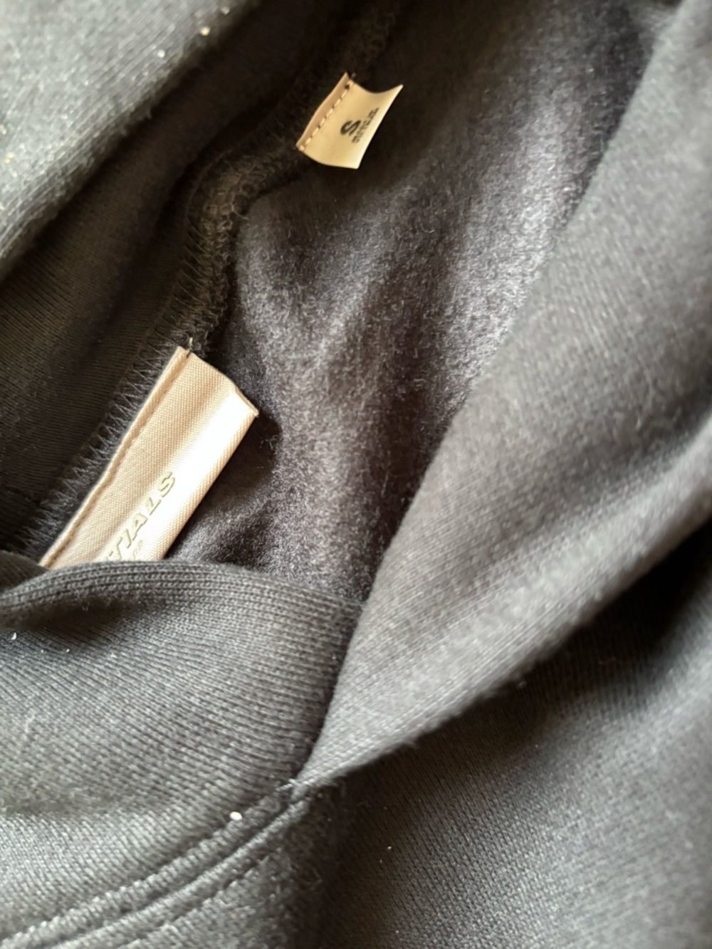 Essentials Black Hoodie and Jogger Set - Picture 5 of 6